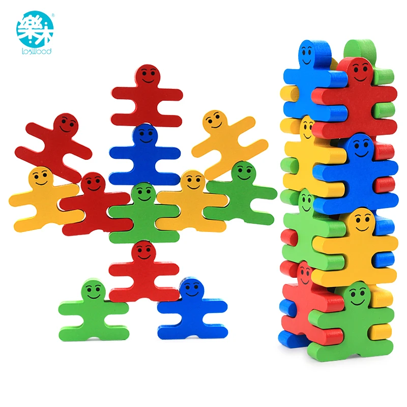 Детские деревянные игрушки конструктор для равновесия Развивающие Игрушки