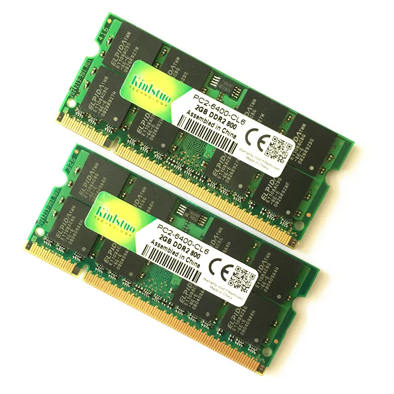 Kinlstuo DDR2 2 ГБ 800 МГц rams ddr2 4 Гб 667 память 1 533 Полная совместимость с для