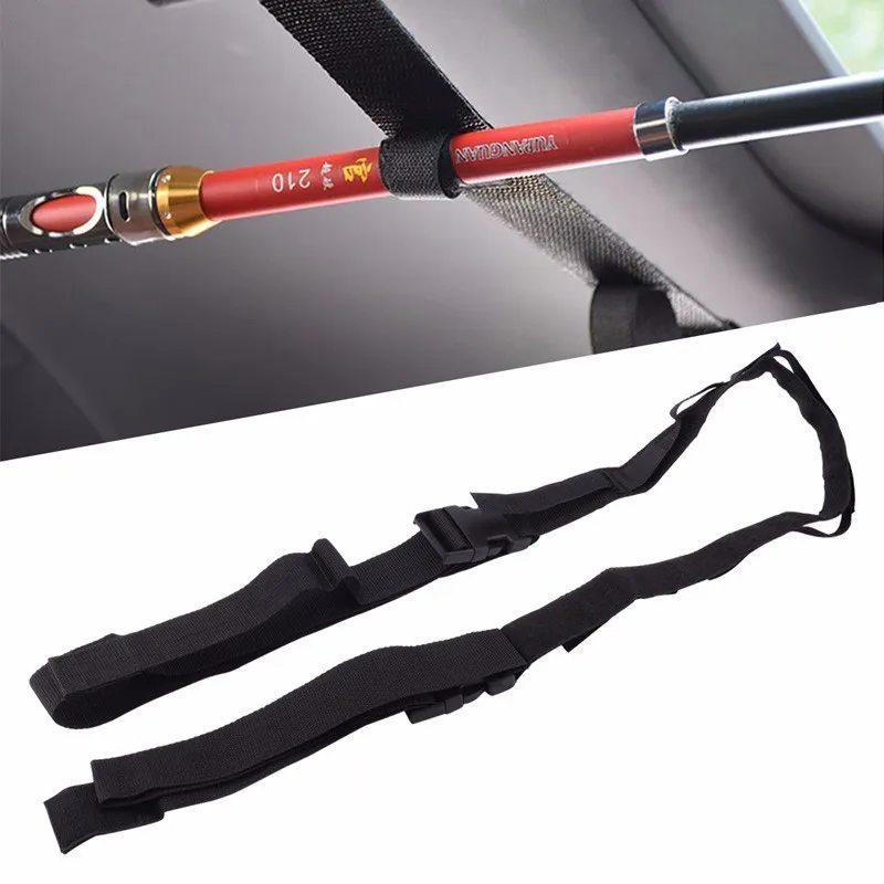NS Modisy 1Pc Car Fishing Rod Tie Holder Strap Suspenders Belt Hook Loop Vehicle Carrier Band Tackle Boxes Tools | Автомобили и