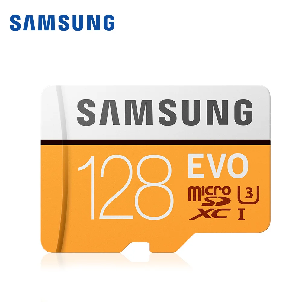 Samsung EVO карты памяти 32 Гб U1 micro sd card 64 Гб 128 ГБ 256 U3 4K флэш-карта памяти класса 10, крепящимся к голове, флеш-карты памяти tf 32 Гб 100 МБ/с - Емкость: MP128GB