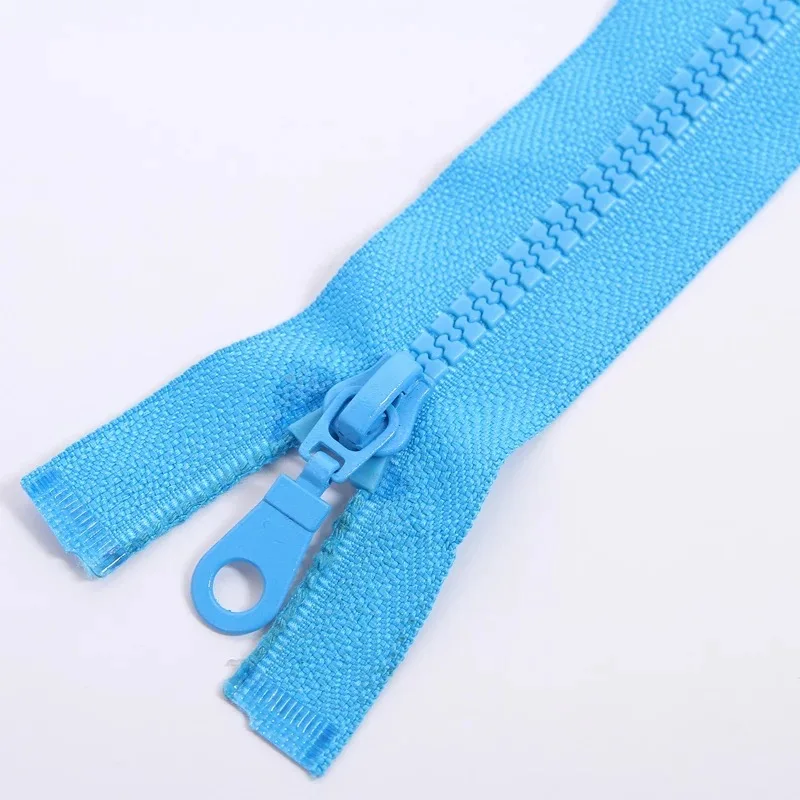 Молния из смолы ярких цветов #5 молния с двойным разрезом для одежды пальто 80 см