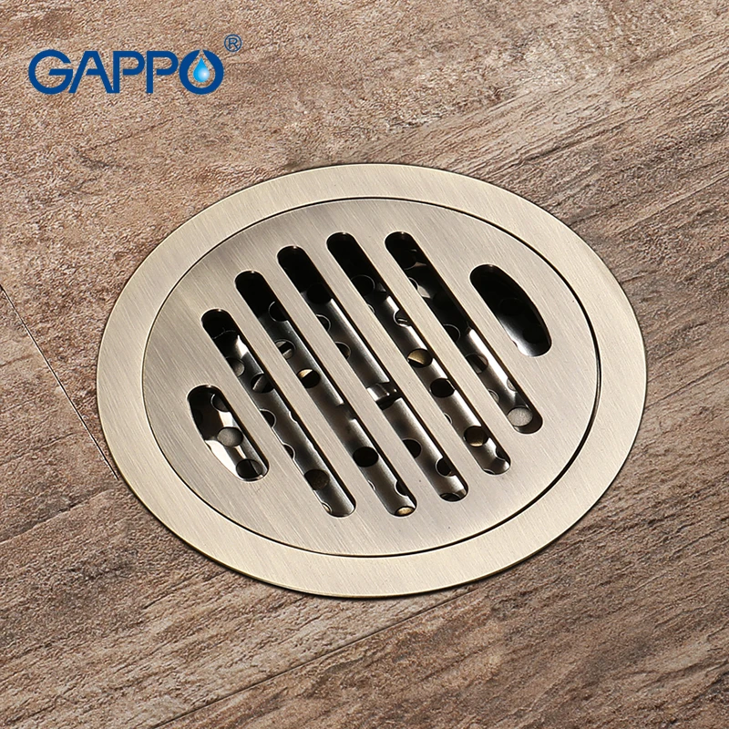 GAPPO античный душ дренаж круглая Ванна ситечко Латунное Искусство Резной ванная