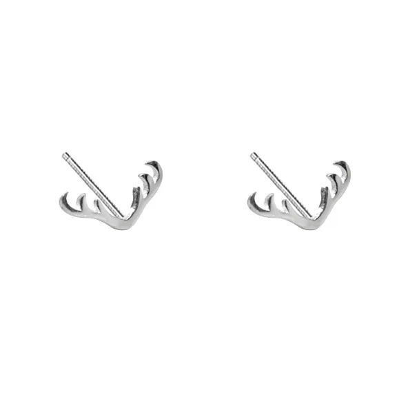 Женские гипоаллергенные серьги гвоздики из серебра 100% пробы|hypoallergenic stud earrings|fashion