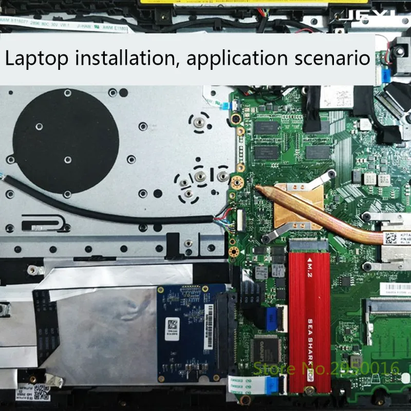 Алюминиевый радиатор NVME NGFF M.2 охлаждение U.2 теплоотвод теплопроводность силиконовый вафельный охладитель C26