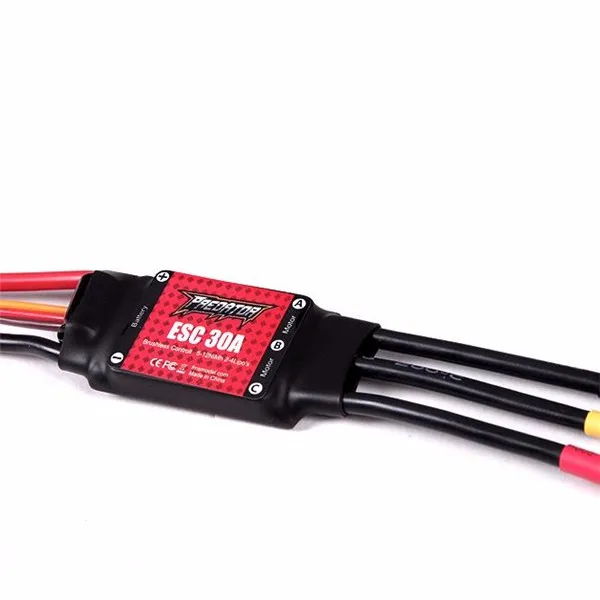 FMS Predator 30A бесщеточный ESC с 2A Линейный BEC T TX60 штекер для моделей RC | Игрушки и хобби