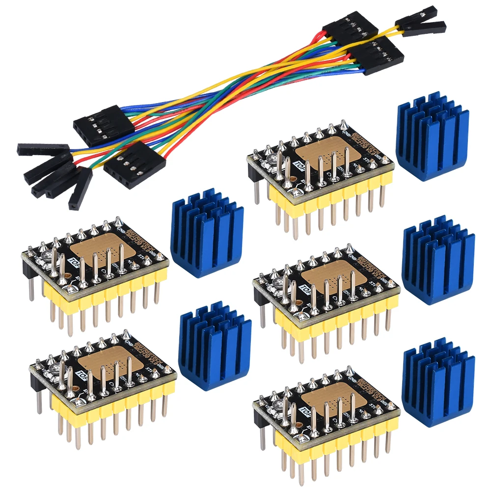 Драйвер BIGTREETECH TMC2208 V3.0 TMC2209 UART TMC2130 SPI бесшумный шагового двигателя для материнской