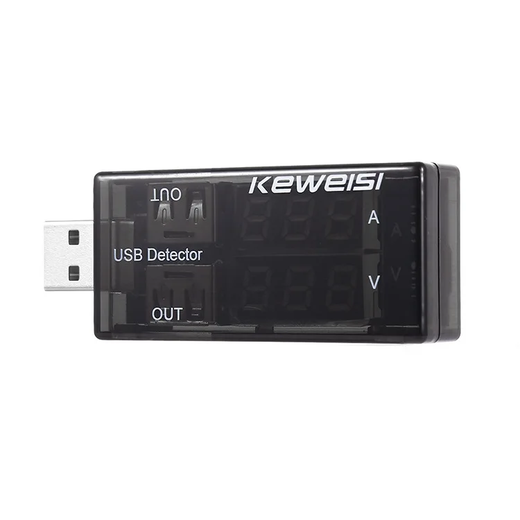 USB тестер тока и напряжения вольтметр с двойным дисплеем измеритель двойной
