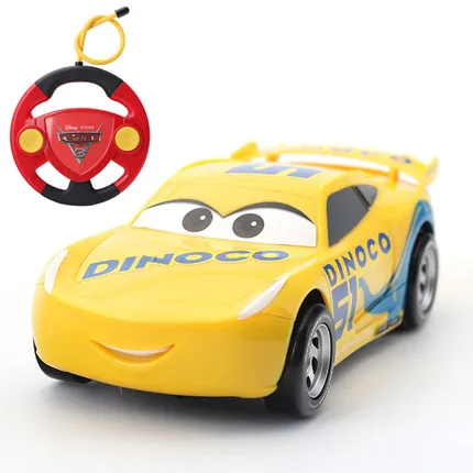 Disney Pixar тачки 3 2 Ligtning Mcqueen Jackson dinoco Cruz радиоуправляемые автомобили модель для детей