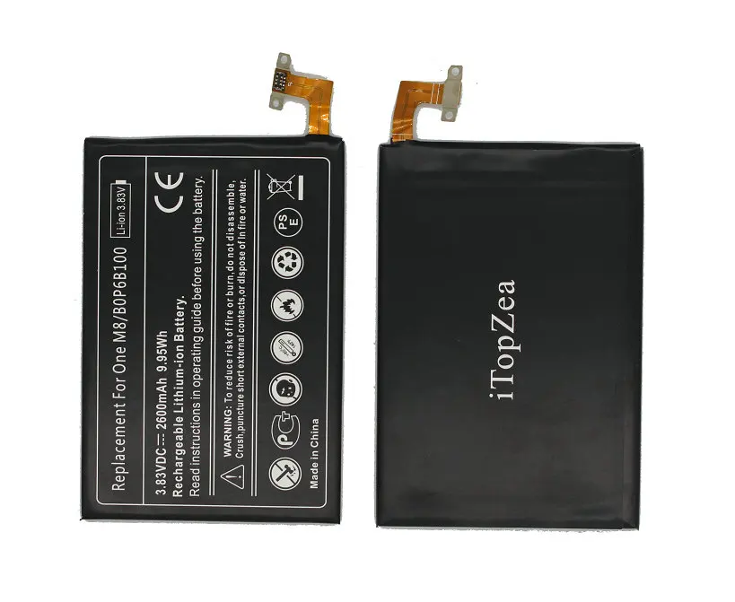 ITopZea 10 шт. 2600 мАч B0P6B100 35H00214 00M Сменный аккумулятор для HTC ONE 2 M8 Ace M8x One Max plus M8W M8D W8 E8