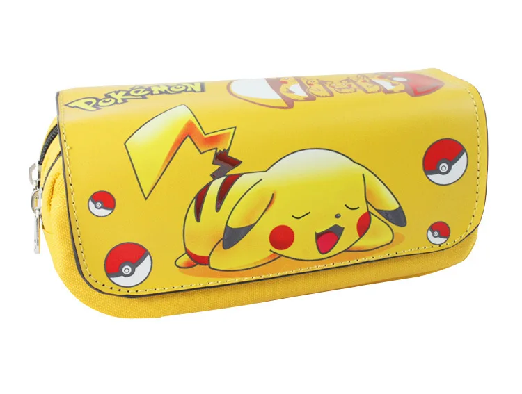 Kawaii Пикачу из Pokemon Go Poke Ball Unicorn детский подростковый джинсовый пенал коробка ручка сумка для косметики макияжа изменить кошелек сумка