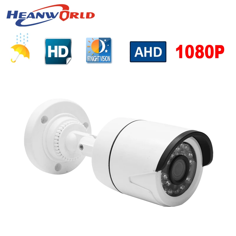 Камера видеонаблюдения Heanworld 1080P AHD 2 МП HD кронштейн уличный аналоговая камера с