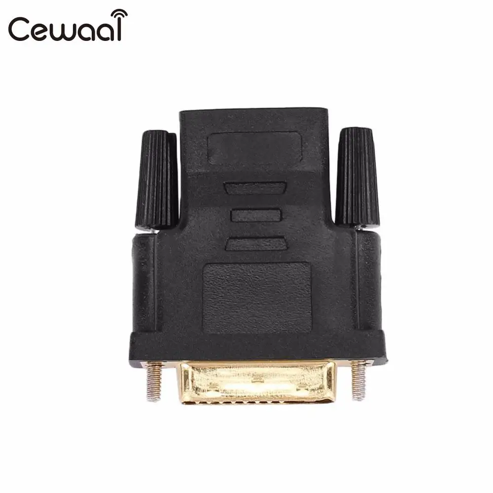 Cewaal DVI D 24 + 1 контактный разъем для HDMI типа Мама M F адаптер конвертер HDTV Пластик
