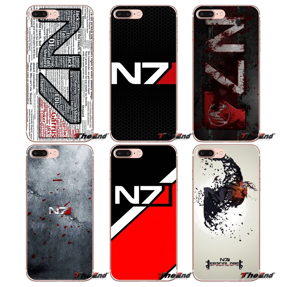 Mass Effect N Armour чехол для iPhone X 4 4S 5 5S 5C SE 6 6S 7 8 Plus Samsung Galaxy J1 J3 J5 J7 A3 A5 2016 2017|Чехлы-накладки|