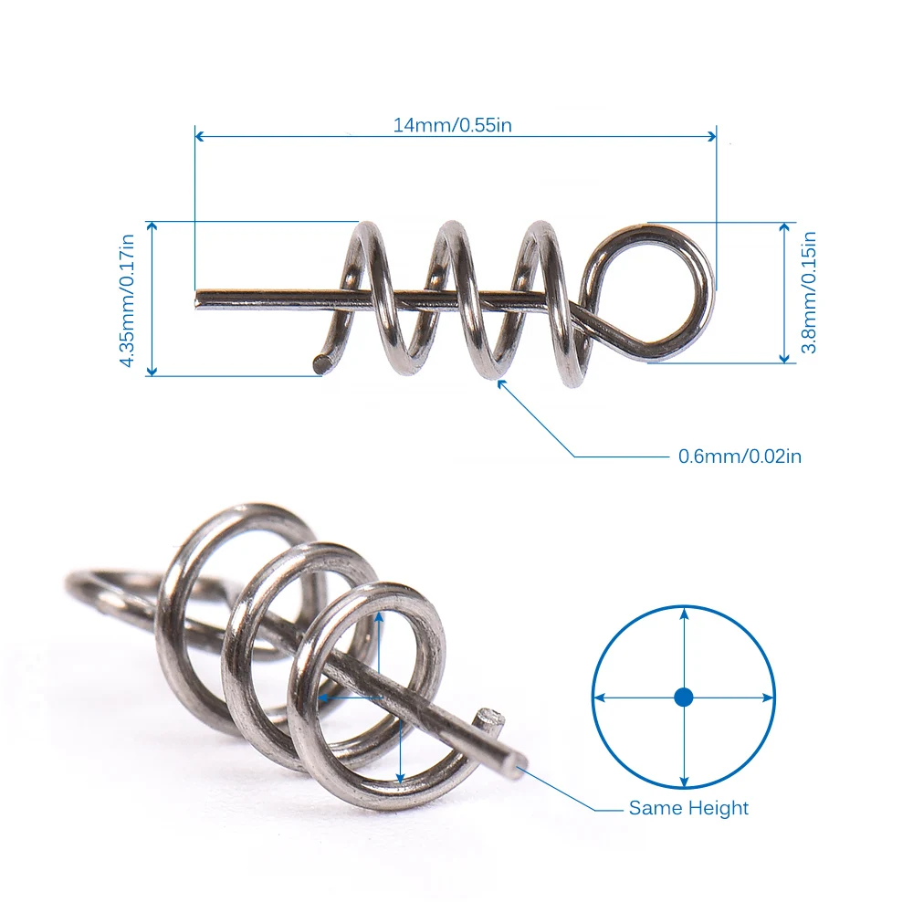 Lixada 50 шт. рыболовные крючки Центрирующие булавки фиксированная защелка иглы