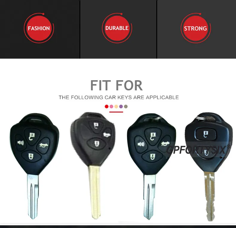 Авто-Стайлинг углеродного волокна силиконовый чехол для ключей от машины крышка