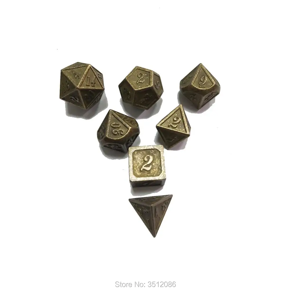 Прямые продажи новый шрифт Подземелья и Драконы 7 шт./набор креативные ролевые