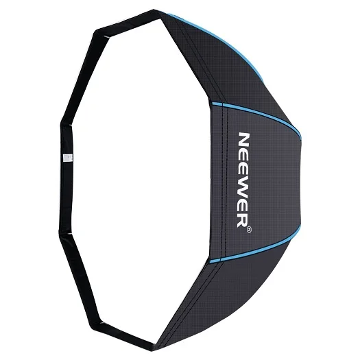 120cm Black Blue Восьмиугольная вспышка Neewer, студийная вспышка, зонтик для вспышки, софтбокс с сумкой для портретной съемки или фотосъемки продукта - Цвет: 120cm Black Blue