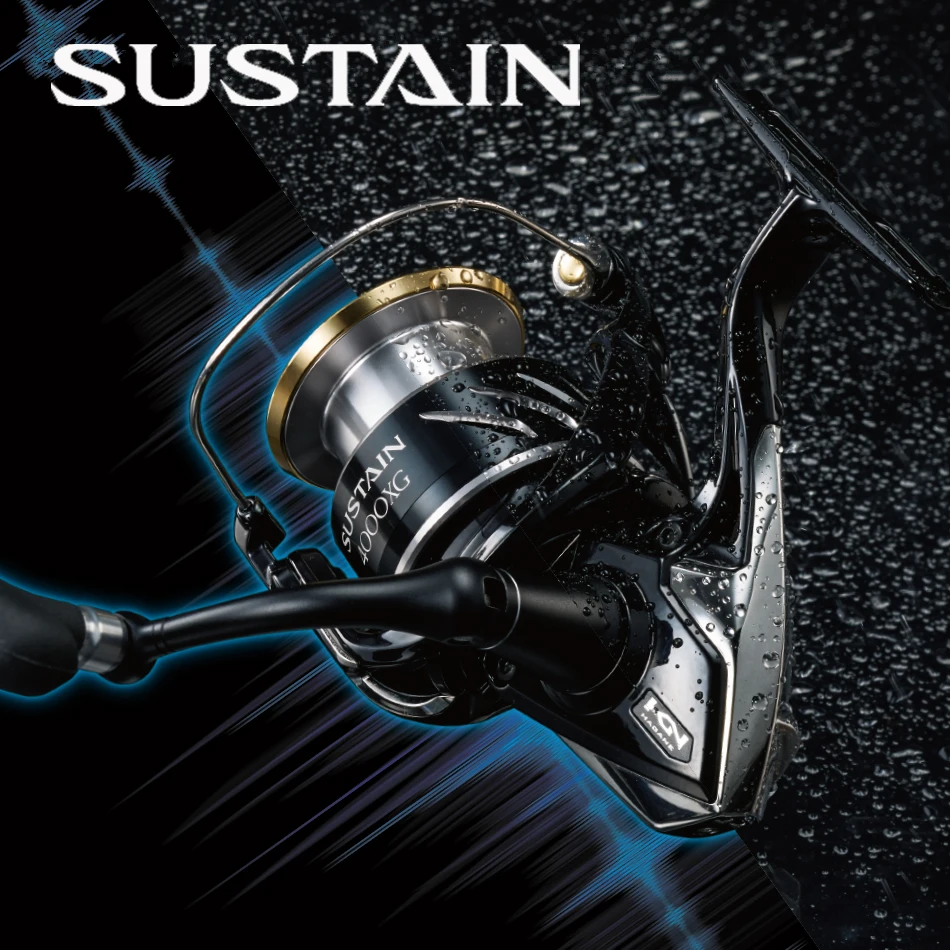 100% оригинал SUSTAIN 2500HG C3000HG Передаточное отношение 6 0: 1/4000XG C5000XG 2: 1 спиннинговая