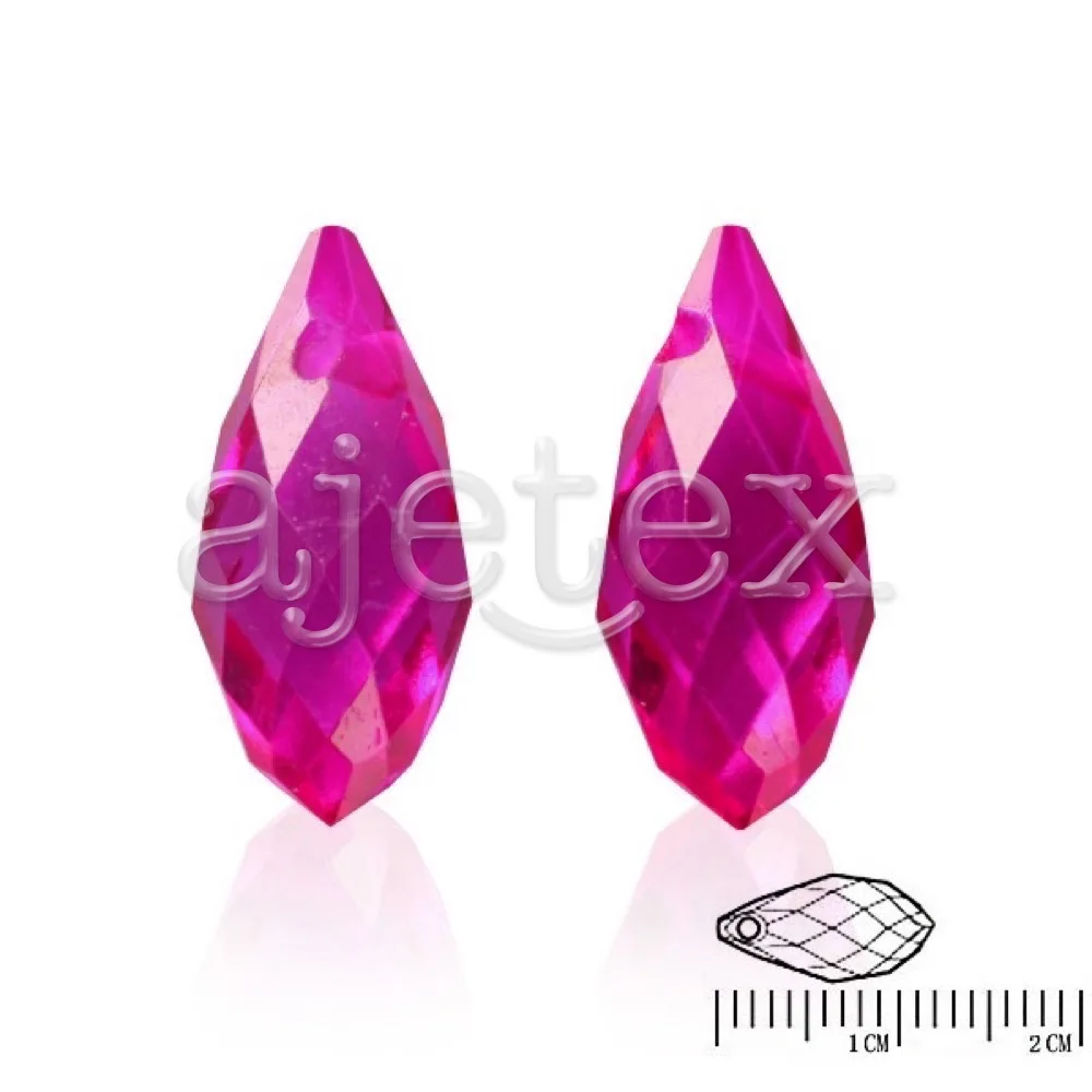 10 шт. Teardrop Бусины 6x12 мм одежды кристалл 6010 ремесла Шарм Браслет Fit Цепочки и