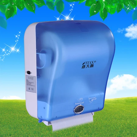 blue 1 шт. X-3322B Индукционная автоматическая машина для бумажных полотенец большие руки инфракрасный индукционный рулон бумаги - Цвет: blue