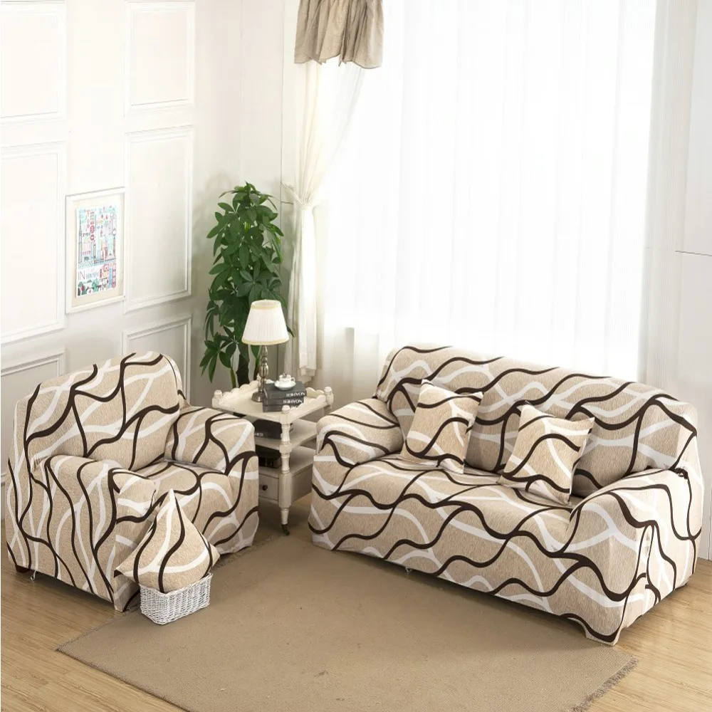 Универсальный мягкий эластичный чехол для дивана большой 1/2/3 seater19|Чехлы диванов|