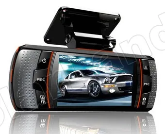 Популярный автомобильный видеорегистратор A1 HD 2 7 дюймовый ЖК экран DVR с двойной