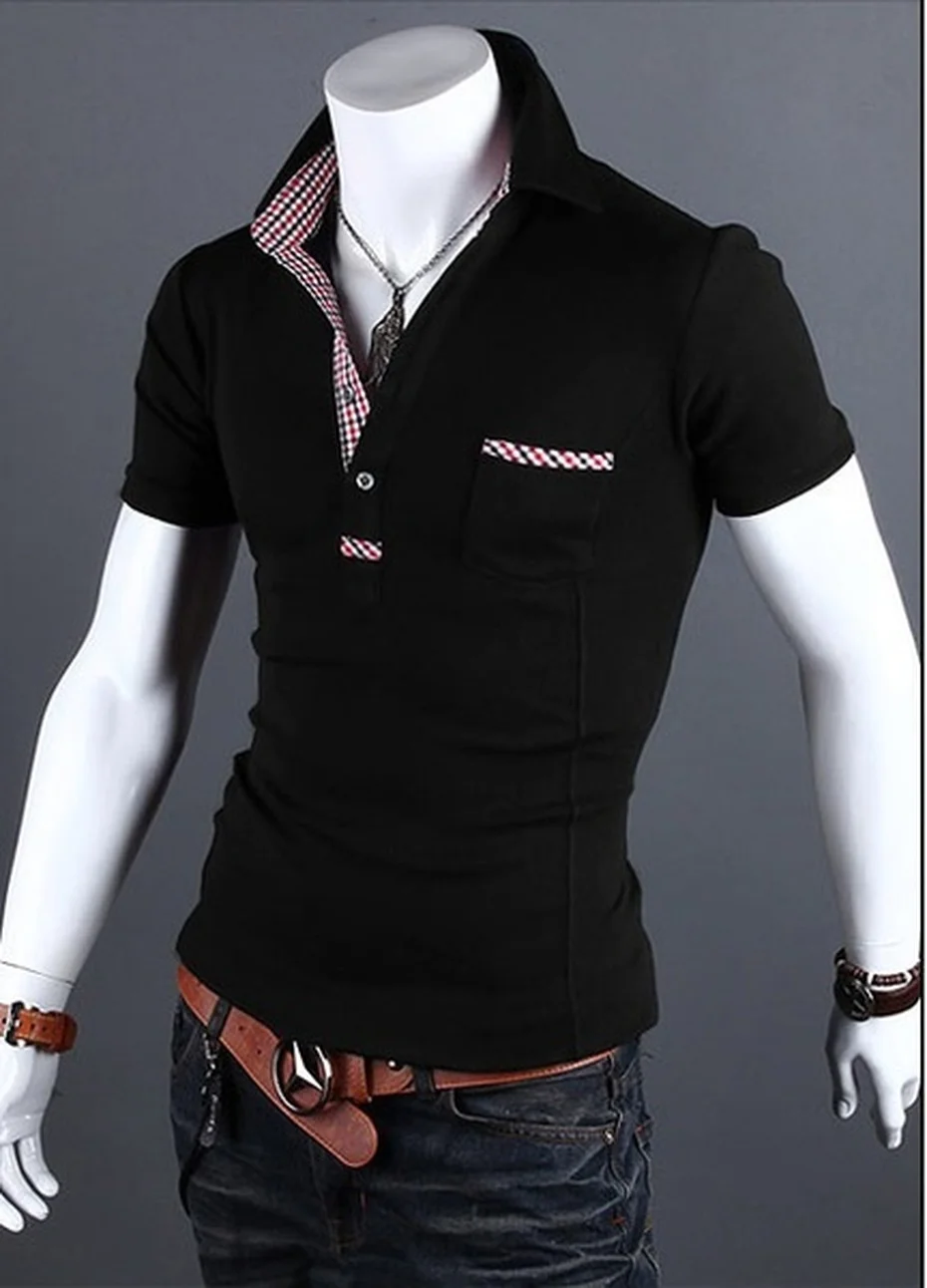 ZOGAA Mens T-Shirt Short Sleeve Casual Cotton Tees Streetwear Men Clothing Black White T Shirts Short-Sleeved Man Tops Polo | Мужская