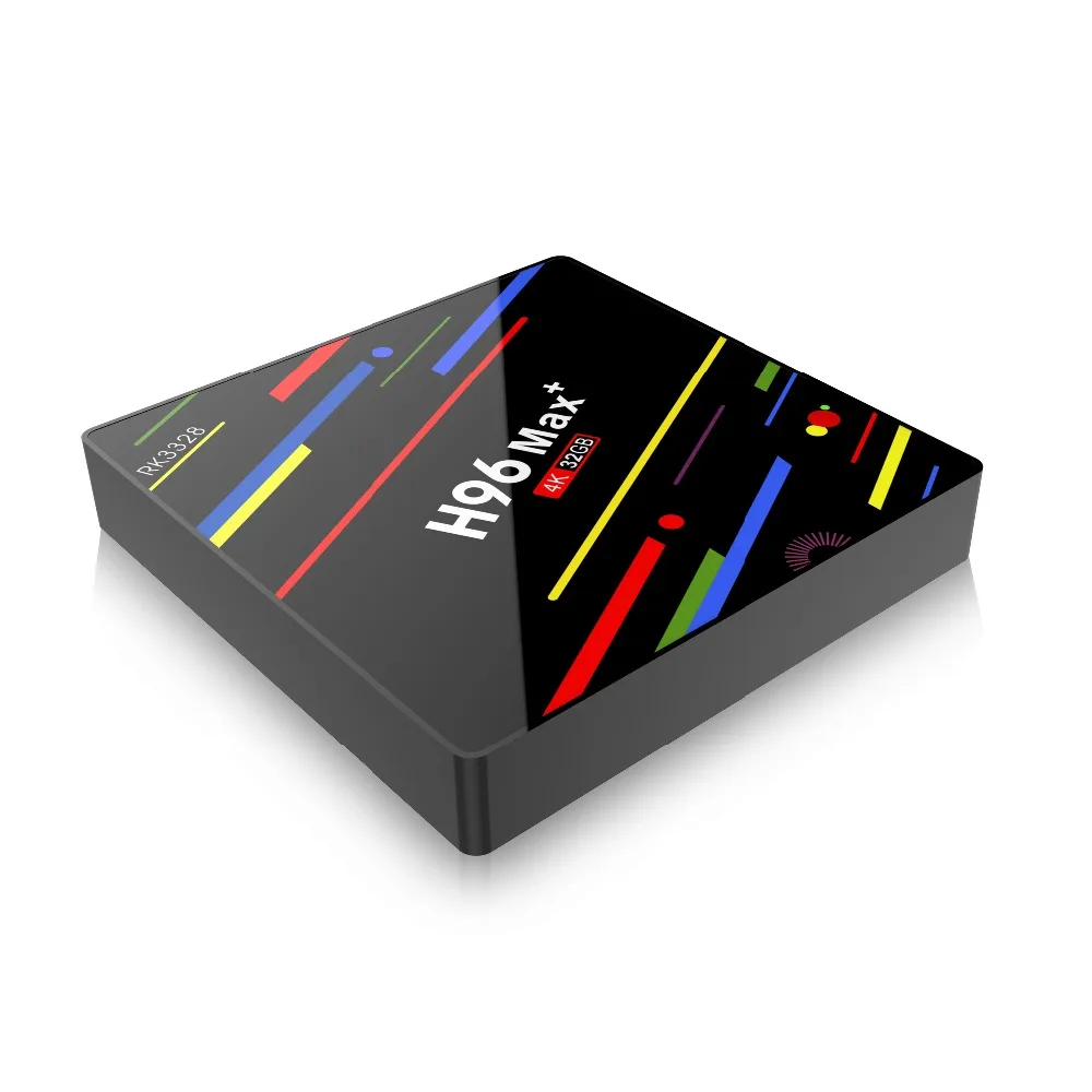 4 ГБ ОЗУ 64 Гб ПЗУ H96 MAX Plus Android 9 0 ТВ-приставка RK3328 четырехъядерный 2 4G/5 0G WiFi Bluetooth LAN 4K