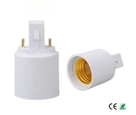 (SPL-088-L9) 100 шт./лот 2 контакта G23 на E27 адаптер гнезда лампы E26 Адаптер держателя |