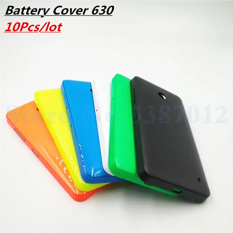 10 шт./лот новая Крышка корпуса для Nokia Lumia 630 635 N630 N635 задняя крышка батарейного