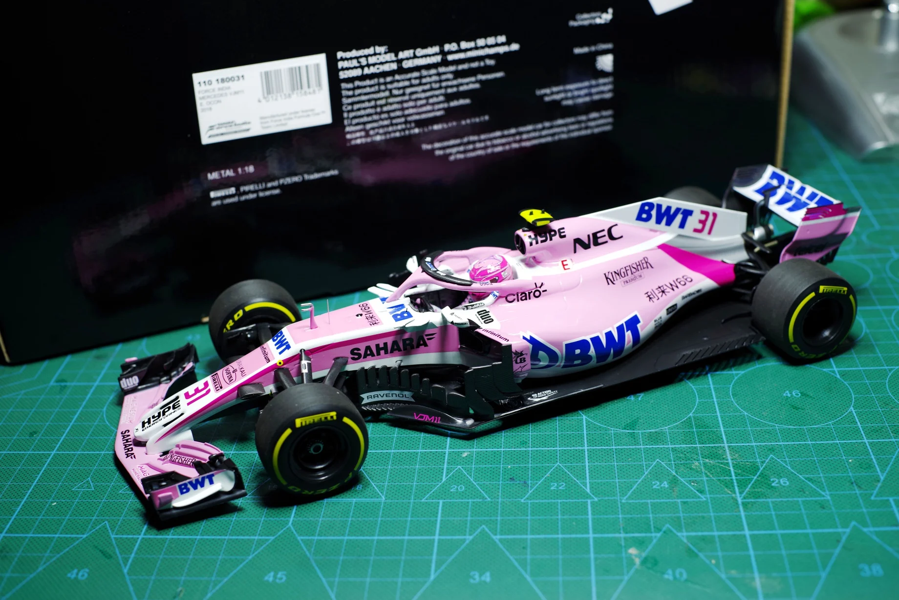 Металлическая Модель Ferrari F1 Mini cut MINICHAMPS 1/18 2018 индийская мощность VJM11 Aokang формула 1