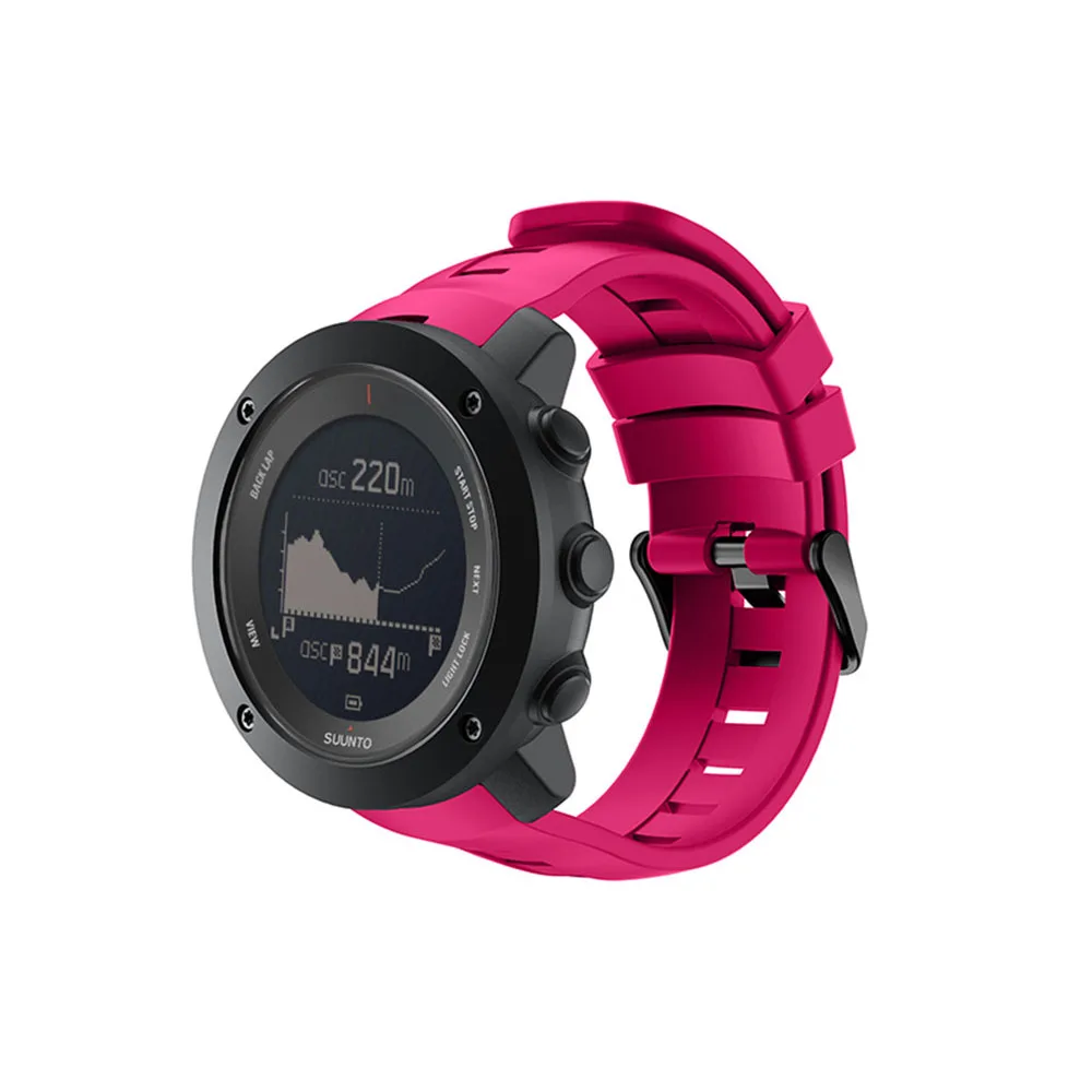 Для Suunto Ambit3 вертикальный ремешок часы с силиконовым ремешком ремешок заменить для Suunto траверс Альфа/Спартан ремешки для часов браслет