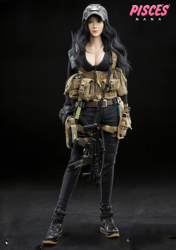 1/6 масштаб DAMTOYS рыбы 1/6 DCG003 NANA DCG0004 LUCY Женская фигурка полный набор для коллекции