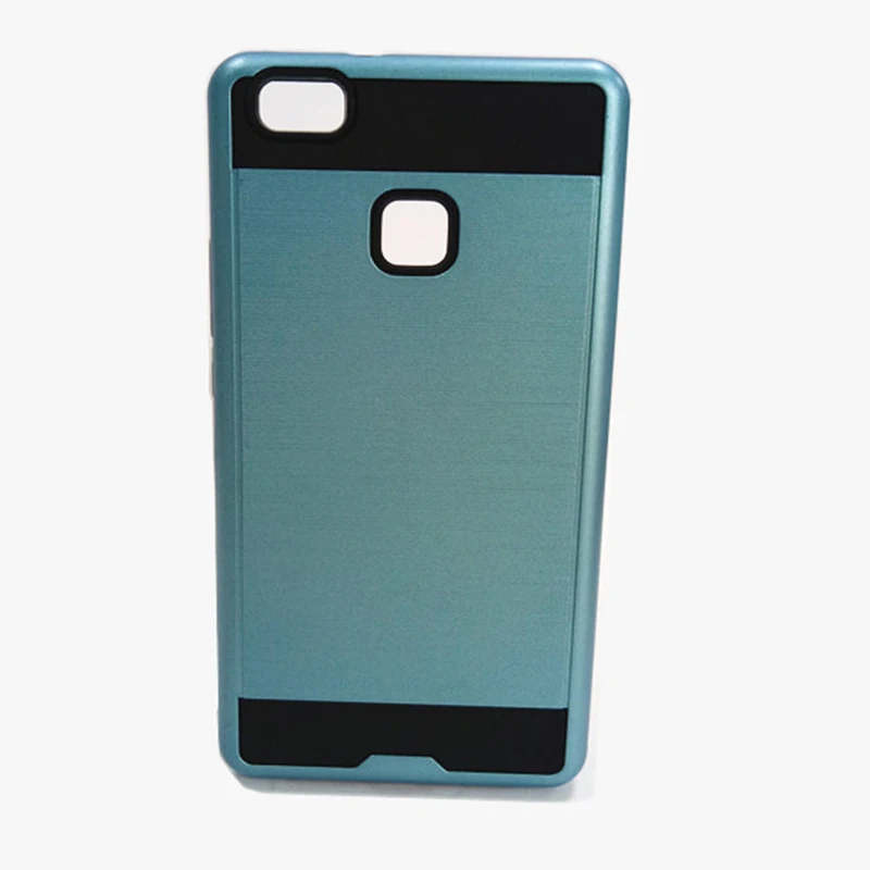 Для huawei p9 Lite Case Luxury Жесткий ТПУ + PC Матовый Задняя Крышка Гибридный Двухслойный