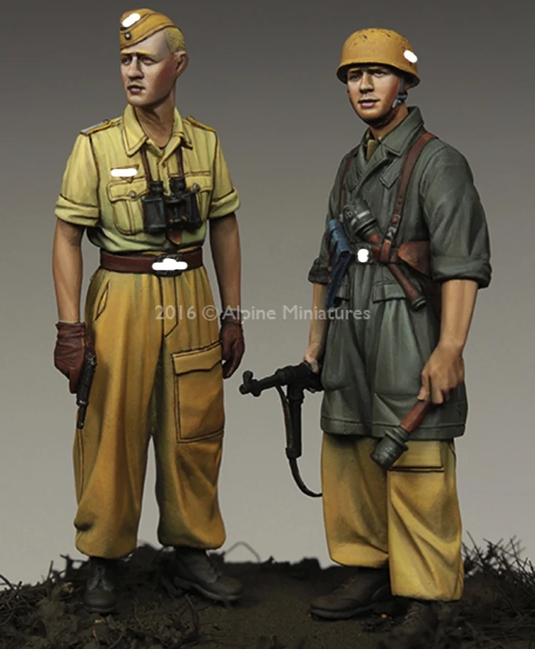 1/35 1 й набор FJ Div 2 фигурки модель солдата из смолы GK военная тема Второй мировой