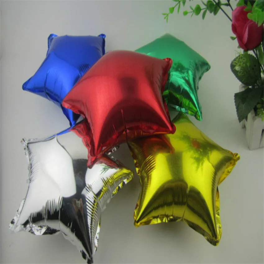 Пять-шар в форме звезды алюминиевая фольга Свадебный шар комната день рождения