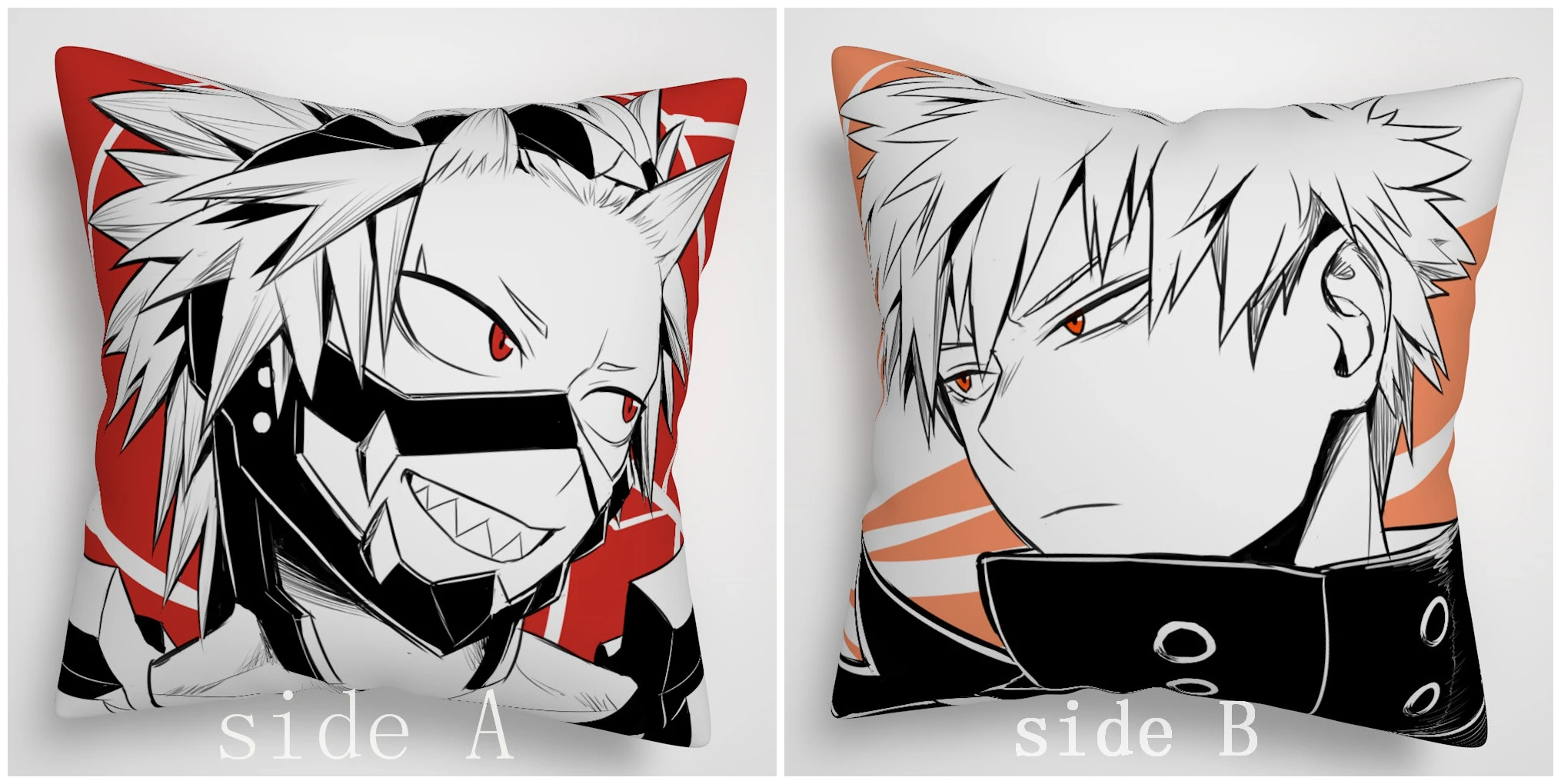 Suef Аниме Манга Boku no Hero Академия Bakugou.Kirishima аниме Двусторонняя Подушка Чехол для