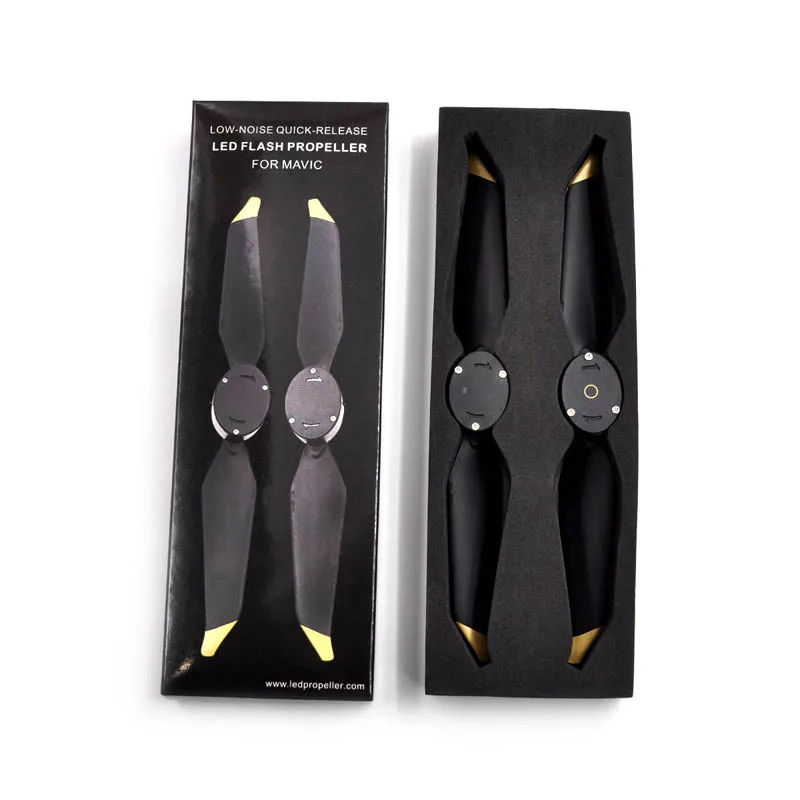 LED Flash Low Noise Quick-release Propellers Light Props for DJI MAVIC PRO / Platinum Drone Quadcopter Accessory | Электроника