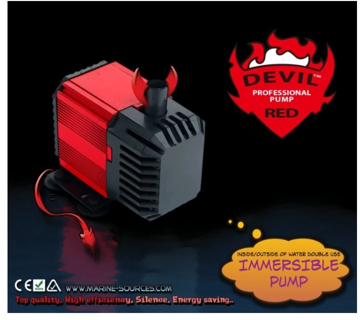 Морской источник red evil насос погружной круг для свежего морского танка aqaurium D900 D2000