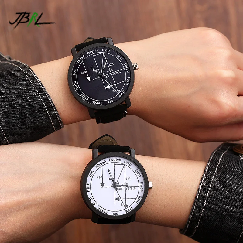 Модные часы мужские с рисунком формулы кварцевые наручные для мужчин Reloges Hodinky