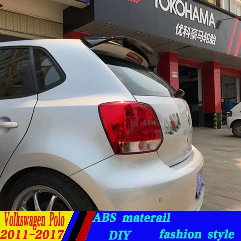 Используется для volkswagen polo спойлер 2011 2017 модель высокого качества ABS Материал
