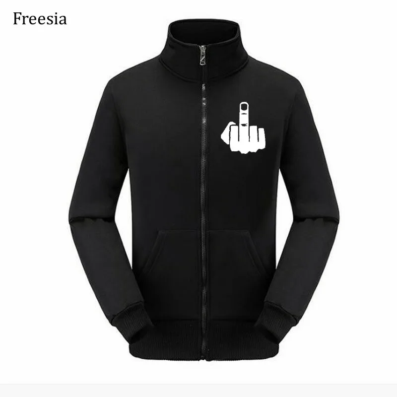 

New fun print hoodie finger pattern print long-sleeved hoodless thin section solid color brand hoodie