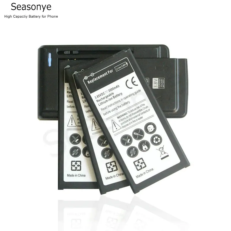 Seasonye 3x3500 мАч EB BJ510CBC сменный аккумулятор + универсальное зарядное устройство для