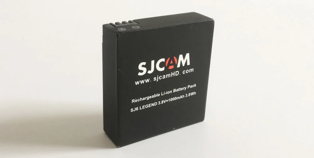2 шт SJCAM SJ6 Legend аккумулятор 3,8 V 1000mAh 3.8Wh литий-ионная аккумуляторная батарея для SJCAM SJ6 LEGEND Спортивная экшн-камера DV