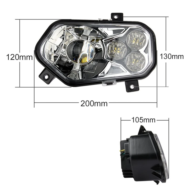 Светодиодный задний фонарь для 2011 2014 Polaris RZR 900 XP 4 фар монтажный комплект 2012 2013 Ranger