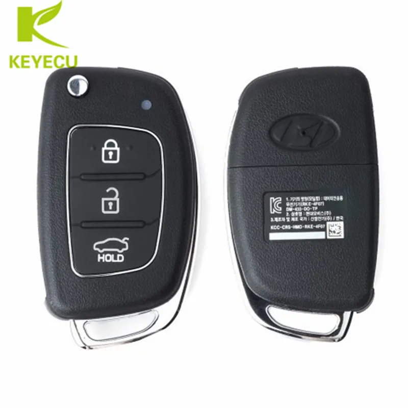 Запасная деталь KEYECU для Hyundai Accent 433 2014 2016 МГц|for hyundai key|fob keyfob car |