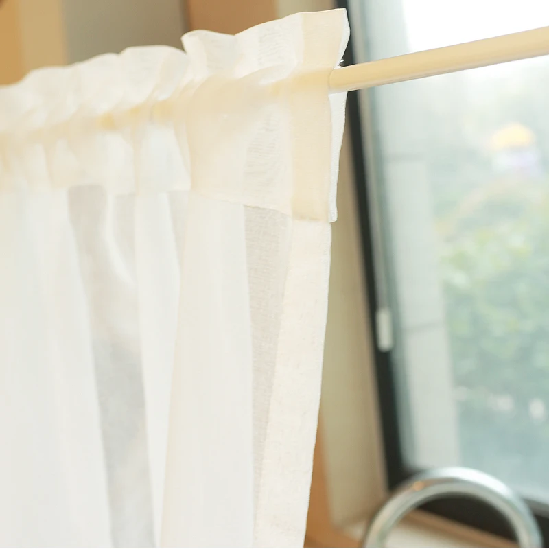 2018 новые модные плотные Cafe Cortinas Dormitorio Роза Шторы половина кружева Кухня пряжи