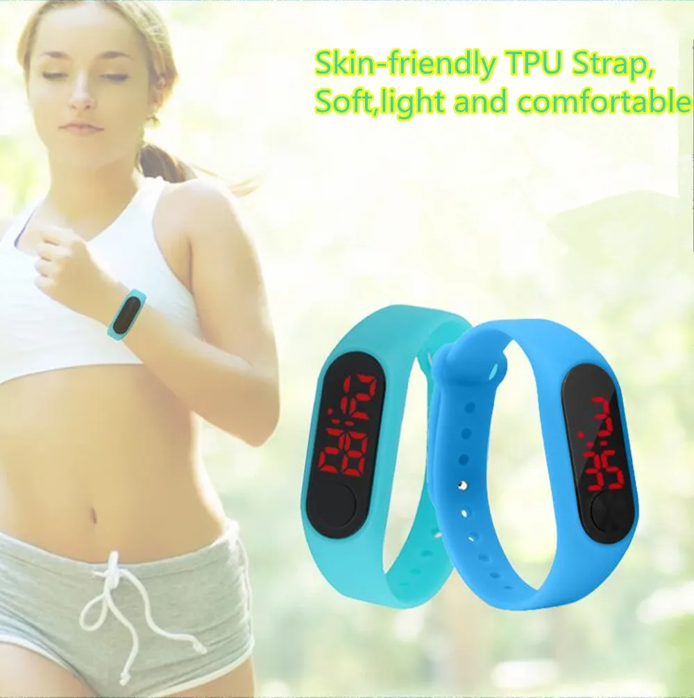 Умный Браслет Timethinker часы браслет спортивный шагомер светодиодный Reloj для ходьбы