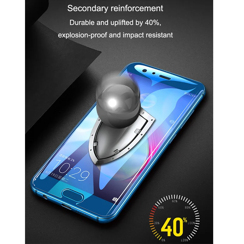 2.5D стекло для Huawei Mate 10 lite P20 Защитное P10 Pro 9 Защита экрана Honor lite|Защитные стёкла и