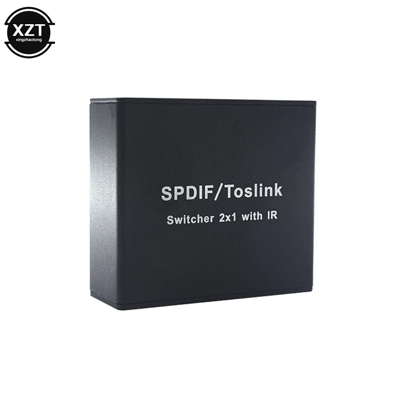 Металлический внешний и компактный оптический аудио переключатель SPDIF/TOSLINK